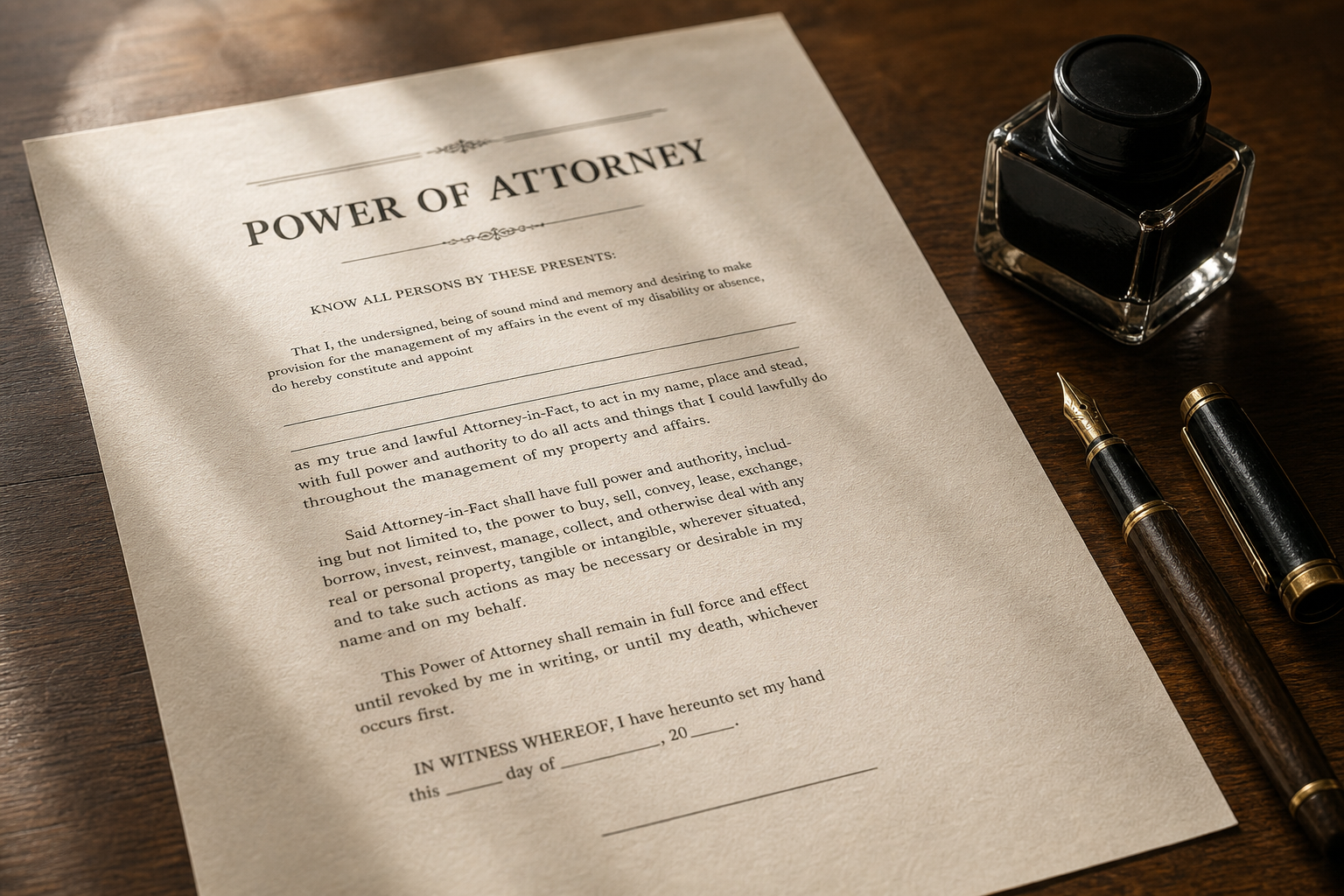 Power of Attorney Notarization Requirements